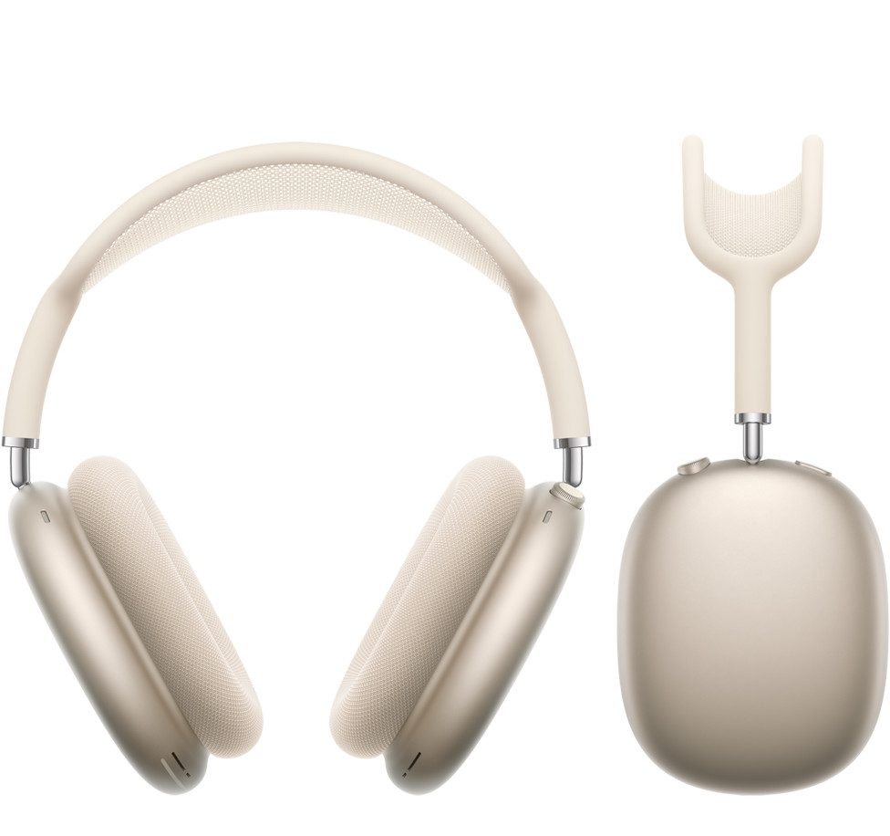 AirPods Max Starlight: как выглядит светлый цвет