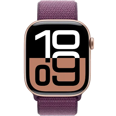 Apple Watch Series 10 Rose Gold как пример старшей модели рядом с SE 2