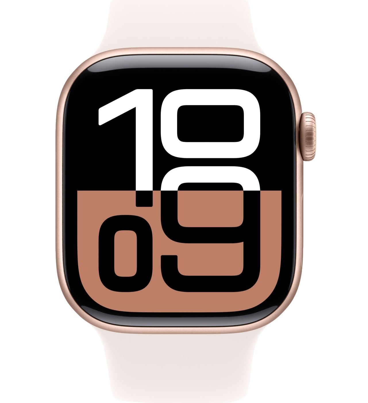 Apple Watch Series 10 46mm Rose Gold со Sport Band Light Blush