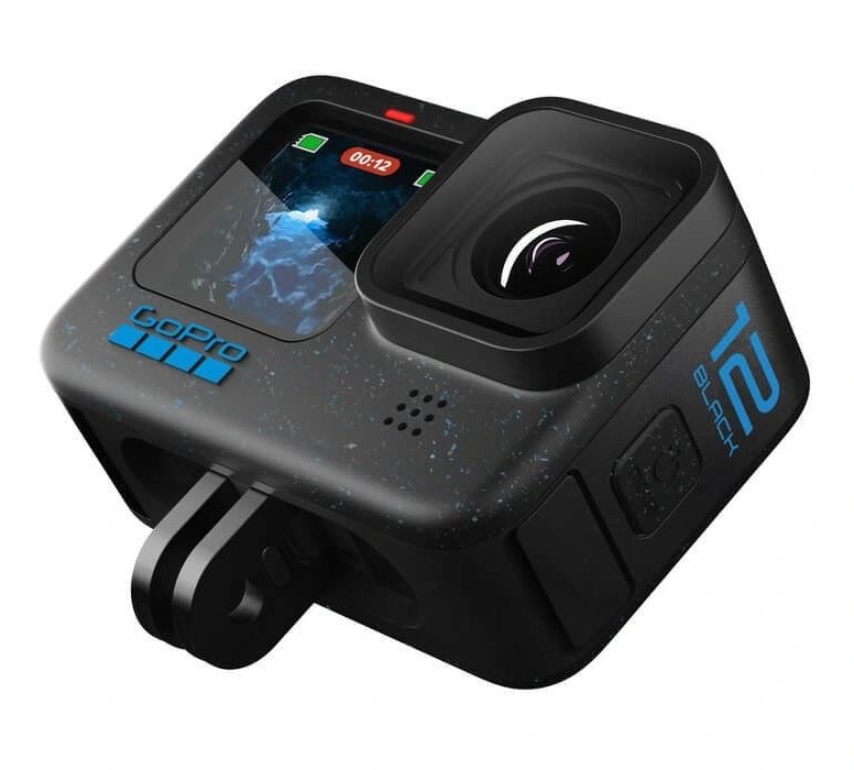 Экшн-камера GoPro HERO 12 Black Edition крупным планом спереди