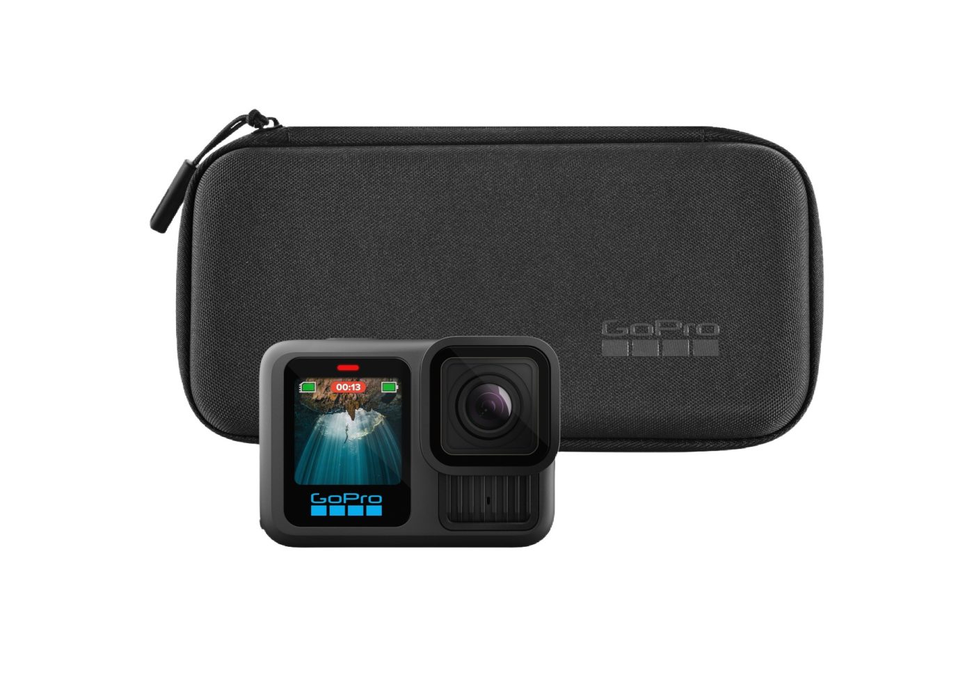 GoPro HERO 13 Black Speciality Bundle на фоне кейса