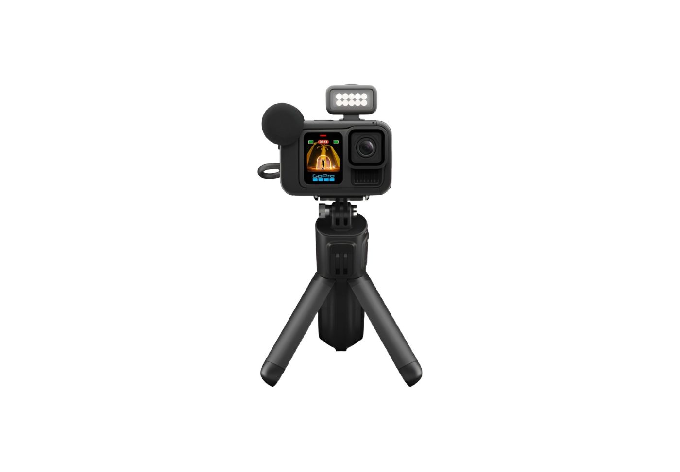 GoPro HERO 13 Black Creator Edition на штативе