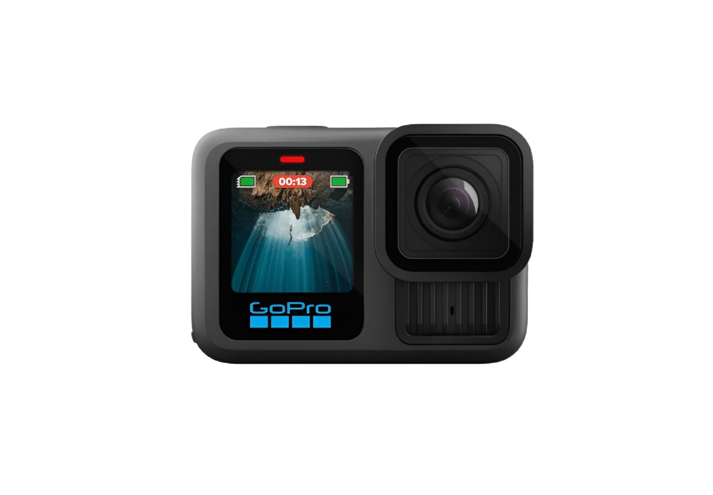 GoPro HERO 13 Black спереди как ориентир дизайна экшн-камер