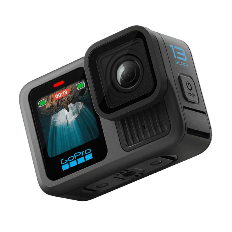 Крупный план GoPro HERO 13 Black для сравнения с компактной GoPro HERO 4K