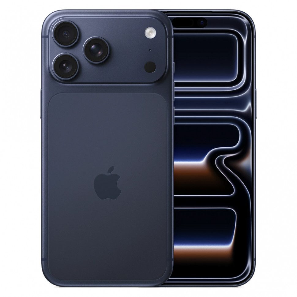 Блок камер iPhone 17 Pro в цвете Deep Blue