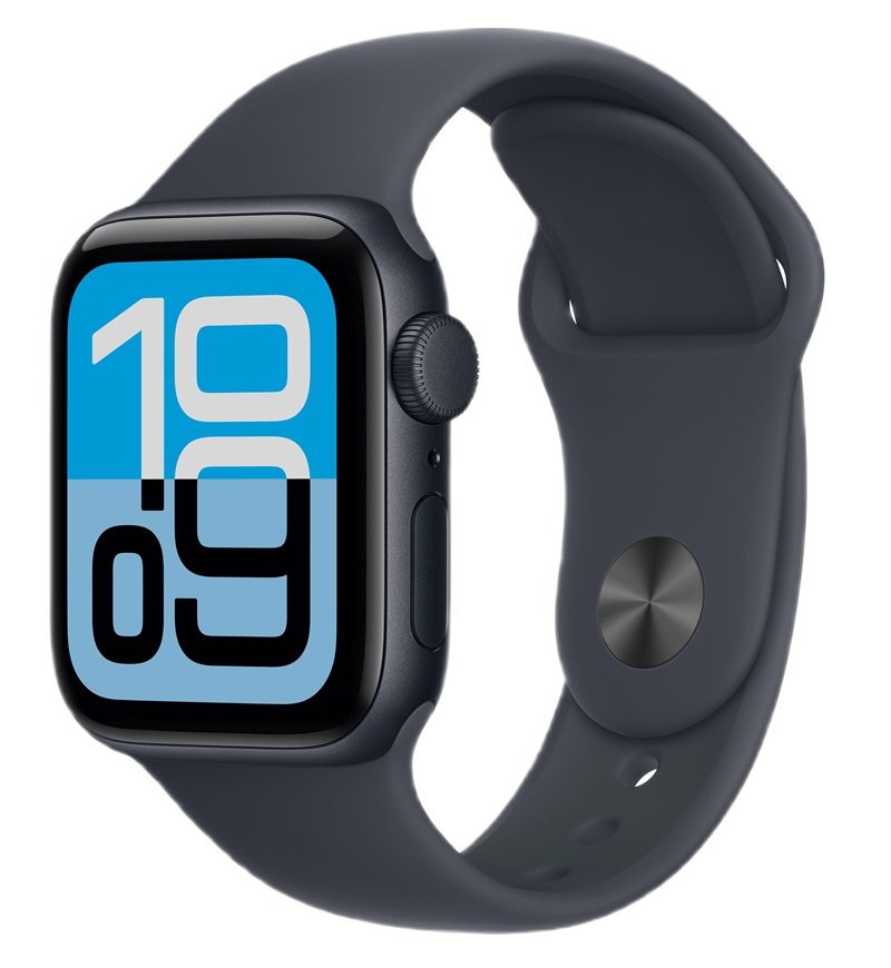 смарт часы apple watch se 3 40mm в цвете Midnight с ремешком S/M